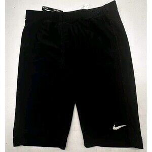 Nike Boys' Core Jammers Solid 9" Swim Trunks Black XL 158-170 cm